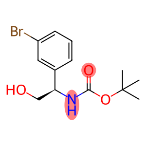 Carbamic acid, [(1R)-1-(3-bromophenyl)-2-hydroxyethyl]-, 1,1-dimethylethyl ester (9CI)