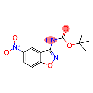 2-Methyl-2-propanyl (5-nitro-1,2-benzoxazol-3-yl)carbamate