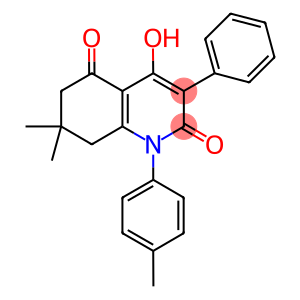 4-hydroxy-7,7-dimethyl-1-(4-methylphenyl)-3-phenyl-7,8-dihydro-2,5(1H,6H)-quinolinedione