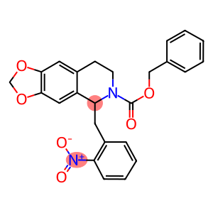 benzyl 5-{2-nitrobenzyl}-7,8-dihydro[1,3]dioxolo[4,5-g]isoquinoline-6(5H)-carboxylate