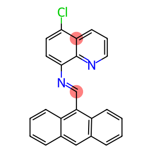 N-(9-anthrylmethylene)-N-(5-chloro-8-quinolinyl)amine