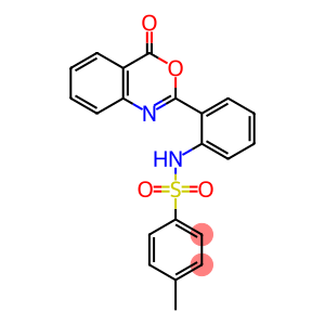 4-methyl-N-[2-(4-oxo-1,3-benzoxazin-2-yl)phenyl]benzenesulfonamide