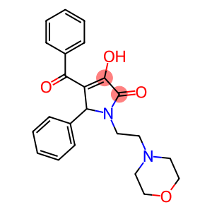 4-benzoyl-3-hydroxy-1-[2-(4-morpholinyl)ethyl]-5-phenyl-1,5-dihydro-2H-pyrrol-2-one