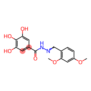 N-[(2,4-dimethoxyphenyl)methylideneamino]-3,4,5-trihydroxybenzamide