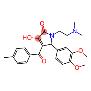 5-(3,4-dimethoxyphenyl)-1-(2-(dimethylamino)ethyl)-3-hydroxy-4-(4-methylbenzoyl)-1,5-dihydro-2H-pyrrol-2-one