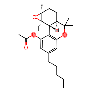 3H-Oxireno[3,4]benzo[1,2-c][1]benzopyran-9-ol, 1a,2,3a,4,9b,9c-hexahyd ro-1a,4,4-trimethyl-7-pentyl-, acetate, [1aS-(1aalpha,3aalpha,9bbeta,9 calpha)]-