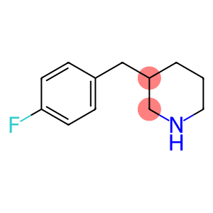 3-[(4-fluorophenyl)methyl]piperidine