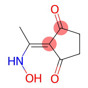 1,3-Cyclopentanedione, 2-[1-(hydroxyamino)ethylidene]- (9CI)