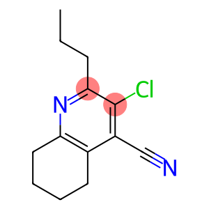 4-Quinolinecarbonitrile,  3-chloro-5,6,7,8-tetrahydro-2-propyl-