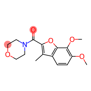 (6,7-dimethoxy-3-methyl-benzofuran-2-yl)-morpholin-4-yl-methanone