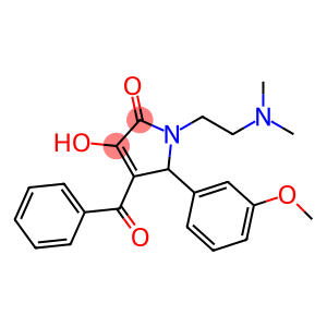 4-benzoyl-1-[2-(dimethylamino)ethyl]-3-hydroxy-5-(3-methoxyphenyl)-1,5-dihydro-2H-pyrrol-2-one