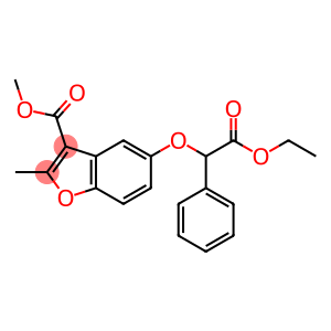 methyl 5-(2-ethoxy-2-oxo-1-phenylethoxy)-2-methylbenzofuran-3-carboxylate