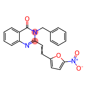 3-benzyl-2-(2-{5-nitro-2-furyl}vinyl)-4(3H)-quinazolinone