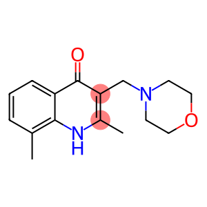 2,8-dimethyl-3-(4-morpholinylmethyl)-4-quinolinol