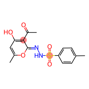 N'-(3-acetyl-4-hydroxy-6-methyl-2H-pyran-2-ylidene)-4-methylbenzenesulfonohydrazide