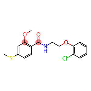 N-[2-(2-chlorophenoxy)ethyl]-2-methoxy-4-(methylsulfanyl)benzamide