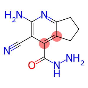 2-amino-3-cyano-6,7-dihydro-5H-cyclopenta[b]pyridine-4-carbohydrazide