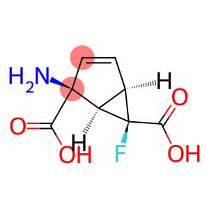 Bicyclo[3.1.0]hex-3-ene-2,6-dicarboxylic acid, 2-amino-6-fluoro-, (1R,2S,5R,6R)- (9CI)
