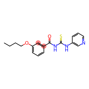 3-butoxy-N-(pyridin-3-ylcarbamothioyl)benzamide