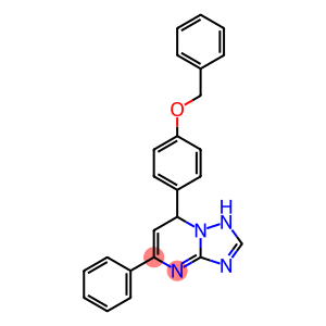 7-[4-(benzyloxy)phenyl]-5-phenyl-4,7-dihydro[1,2,4]triazolo[1,5-a]pyrimidine