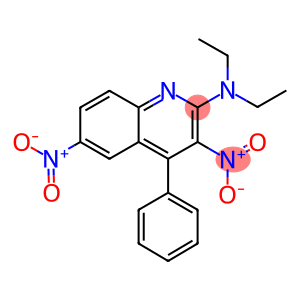 2-(diethylamino)-3,6-dinitro-4-phenylquinoline