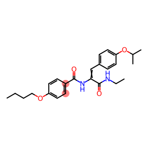 4-butoxy-N-[1-[(ethylamino)carbonyl]-2-(4-isopropoxyphenyl)vinyl]benzamide