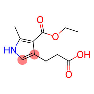 3-[4-(Ethoxycarbonyl)-5-methyl-3-pyrrolyl]propanoic Acid