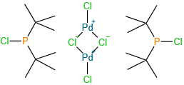 Palladium,bis[bis(1,1-dimethylethyl)phosphinous chloride-kP]di-m-chlorodichlorodi- (9CI)