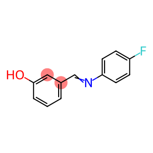 3-[[(4-Fluorophenyl)imino]methyl]phenol