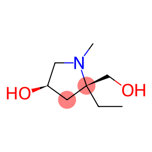 2-Pyrrolidinemethanol, 2-ethyl-4-hydroxy-1-methyl-, (2R,4R)- (9CI)