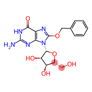 2-amino-8-(benzyloxy)-9-pentofuranosyl-3,9-dihydro-6H-purin-6-one