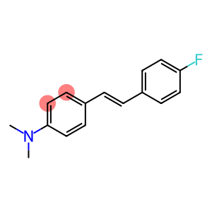 (E)-4-(2-(4-Fluorophenyl)ethenyl)benzenamine, N,N-dimethyl
