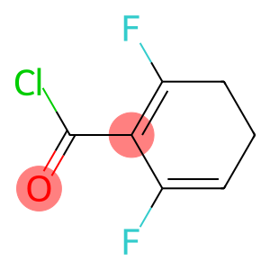 1,5-Cyclohexadiene-1-carbonyl chloride, 2,6-difluoro- (9CI)