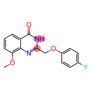 4(1H)-Quinazolinone,  2-[(4-fluorophenoxy)methyl]-8-methoxy-  (9CI)