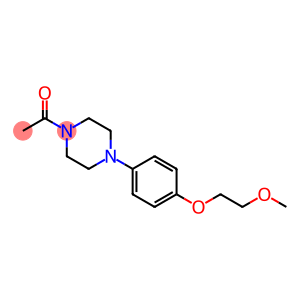 Ethanone, 1-[4-[4-(2-methoxyethoxy)phenyl]-1-piperazinyl]-