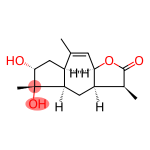 (3S)-3aα,4,4aα,5,6,7,7aα,9aα-Octahydro-5α,6α-dihydroxy-3β,5,8-trimethylazuleno[6,5-b]furan-2(3H)-one