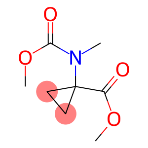 Cyclopropanecarboxylic  acid,  1-[(methoxycarbonyl)methylamino]-,  methyl  ester