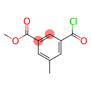 Benzoic acid, 3-(chlorocarbonyl)-5-methyl-, methyl ester (9CI)