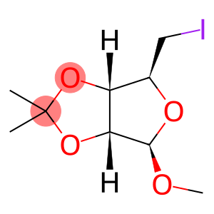 (3aR,4R,6S,6aS)-6-(iodomethyl)-4-methoxy-2,2-dimethyl-3a,4,6,6a-tetrahydrofuro[3,4-d][1,3]dioxole