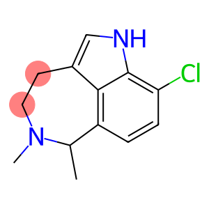 3,4,5,6-Tetrahydro-9-chloro-5,6-dimethyl-1H-azepino[5,4,3-cd]indole
