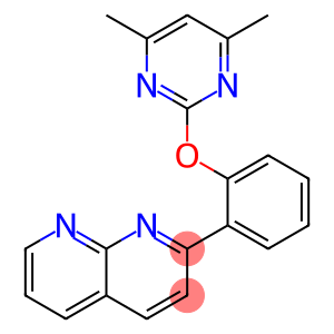1,8-Naphthyridine,2-[2-[(4,6-dimethyl-2-pyrimidinyl)oxy]phenyl]-(9CI)