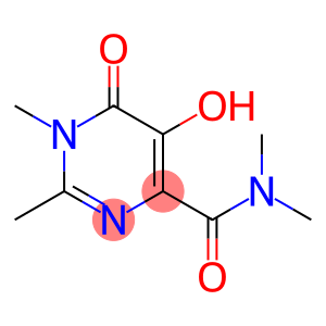 4-Pyrimidinecarboxamide, 1,6-dihydro-5-hydroxy-N,N,1,2-tetramethyl-6-oxo- (9CI)