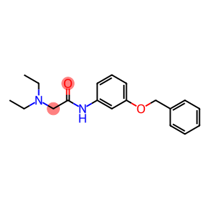 Acetamide, 2-(diethylamino)-N-[3-(phenylmethoxy)phenyl]-