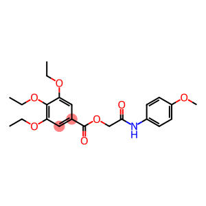 2-(4-methoxyanilino)-2-oxoethyl 3,4,5-triethoxybenzoate