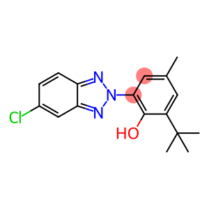 2-(5-CHLORO-2-BENZOTRIAZOLYL)-6-TERT-BUTYL-P-CRESOL 2-(5-氯-2-苯三唑基)-6-叔丁基对甲酚