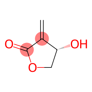 2(3H)-Furanone, dihydro-4-hydroxy-3-methylene-, (4S)-