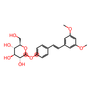 β-D-Glucopyranoside, 4-[(1E)-2-(3,5-dimethoxyphenyl)ethenyl]phenyl