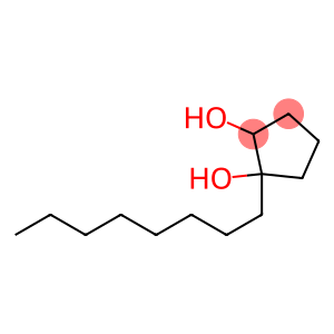 1,2-Cyclopentanediol, 1-octyl- (9CI)