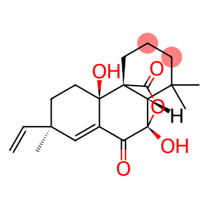 9H-10,4a-(Epoxymethano)phenanthrene-9,12-dione, 7-ethenyl-1,2,3,4,4b,5,6,7,10,10a-decahydro-4b,10-dihydroxy-1,1,7-trimethyl-, (4aR,4bR,7R,10S,10aS)-