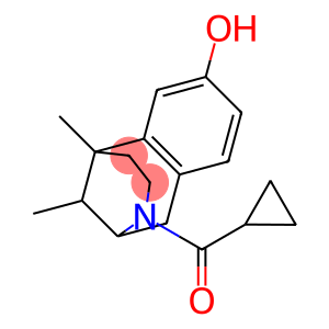3-(cyclopropylcarbonyl)-1,2,3,4,5,6-hexahydro-6,11-dimethyl-2,6-methano-3-benzazocin-8-ol